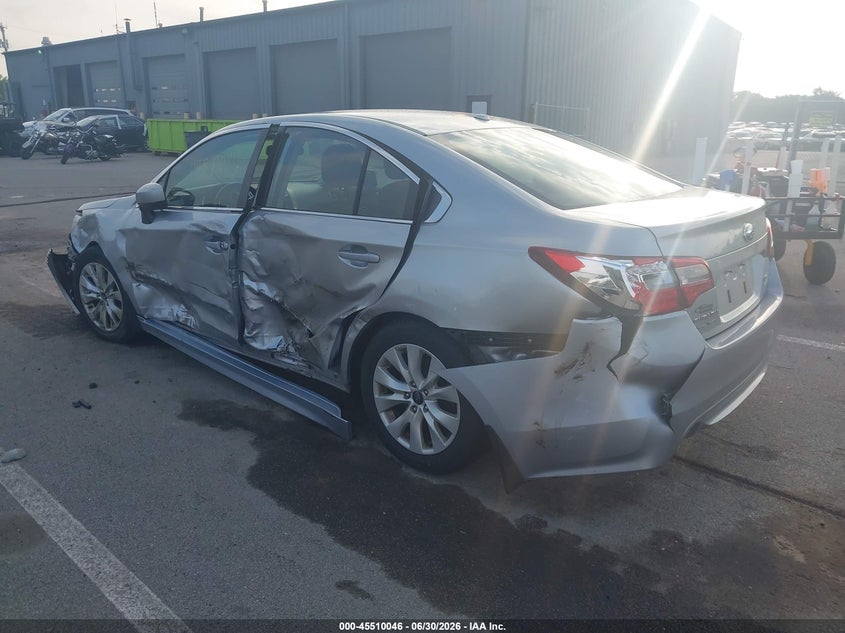 Vin: 4s3bnad63f3031183, lot: 46008262, subaru legacy 2.5i premium 20153