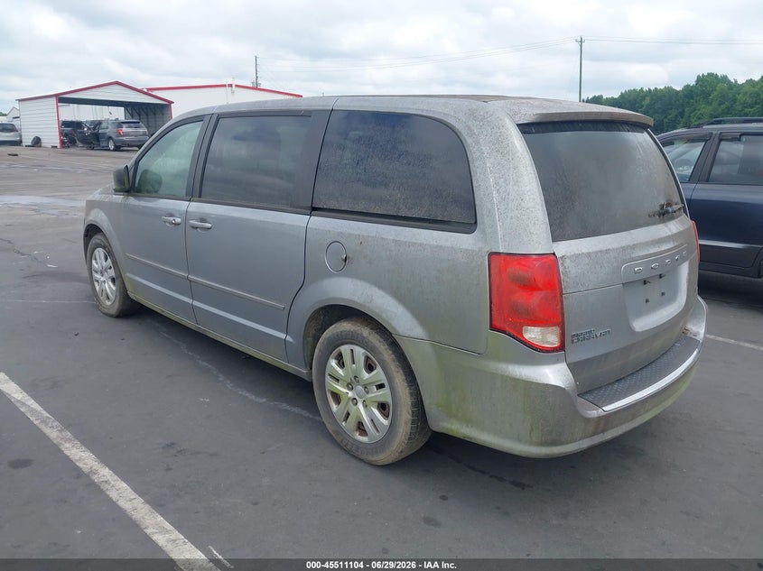 Vin: 2c4rdgbgxer374871, lot: 46009320, dodge grand caravan se 20143