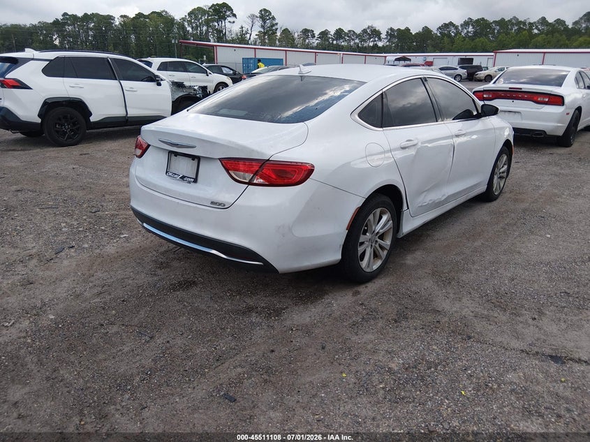 2016 CHRYSLER 200 auction photo 4
