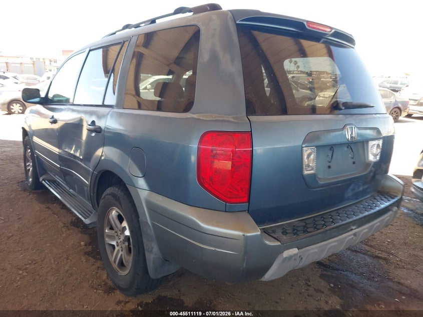 2005 HONDA PILOT SPORT UTILITY VEHICLE 3.5L V-6 VVT, 255HP