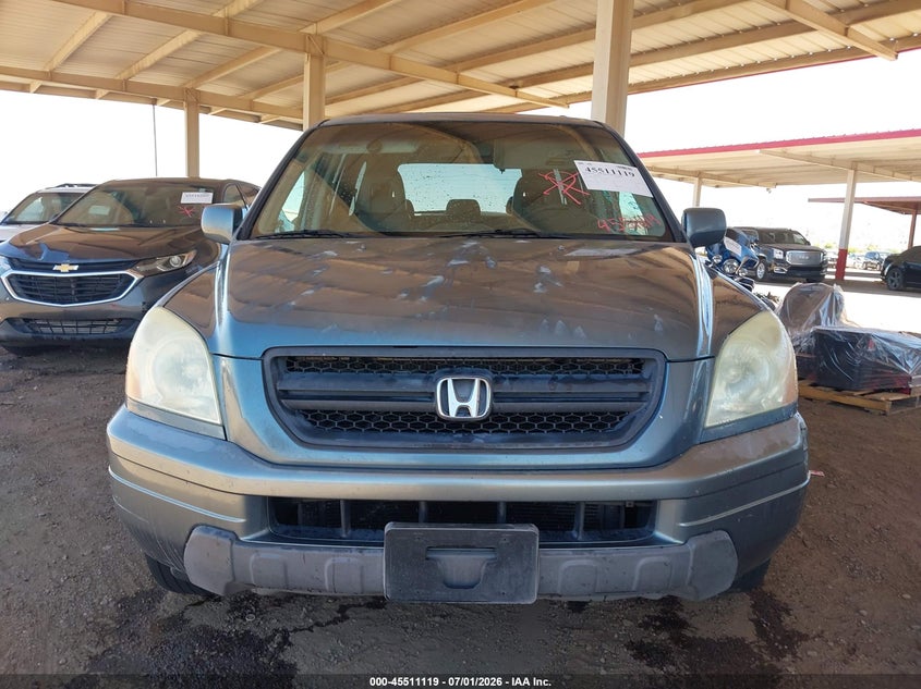 2005 HONDA PILOT SPORT UTILITY VEHICLE 3.5L V-6 VVT, 255HP