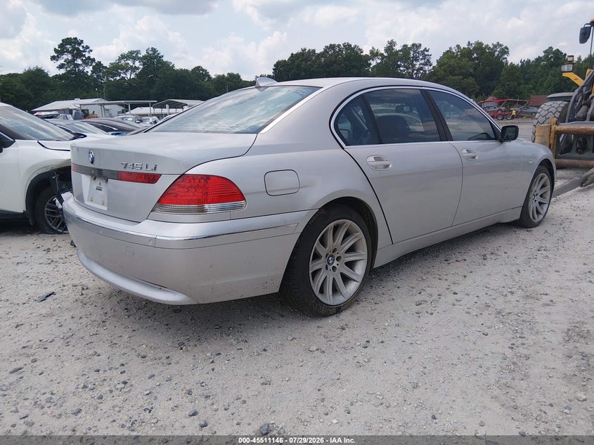 2005 BMW 745LI auction photo 4