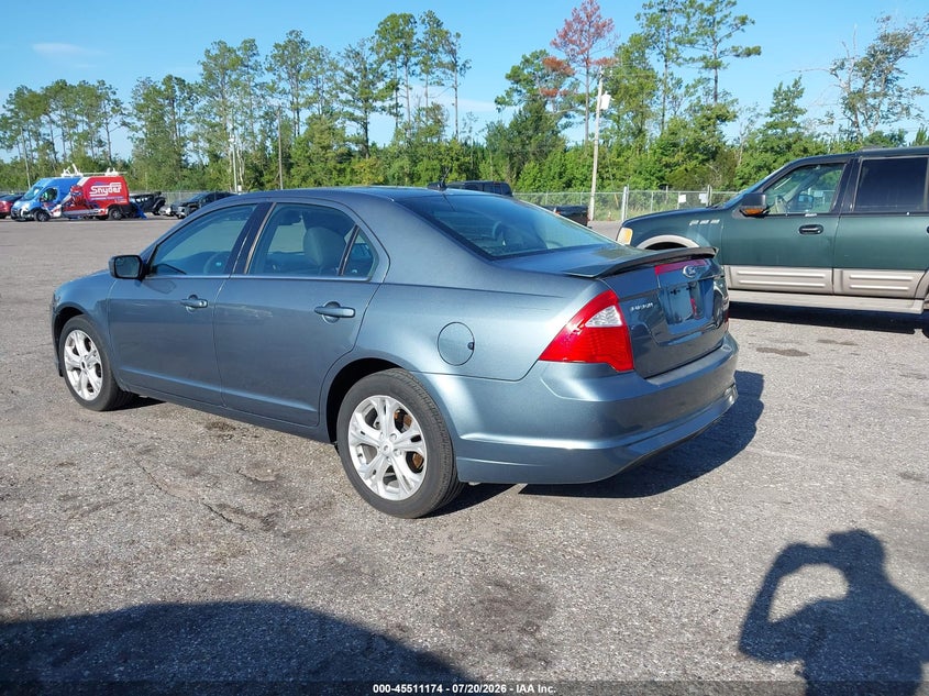 Vin: 3fahp0ha3cr222487, lot: 46009390, ford fusion se 20123