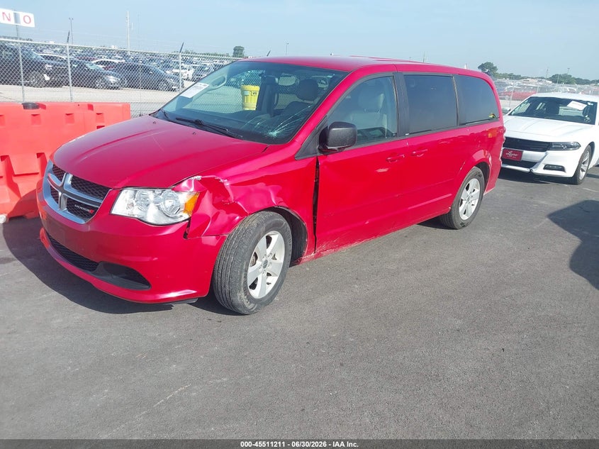 Vin: 2c4rdgbg1dr735824, lot: 46009427, dodge grand caravan se 20132