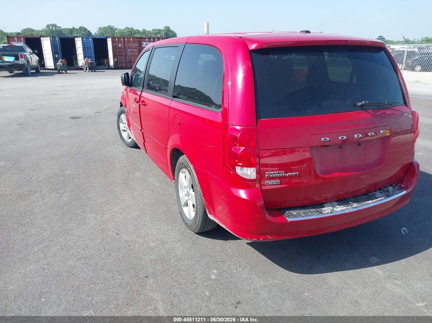 Vin: 2c4rdgbg1dr735824, lot: 46009427, dodge grand caravan se 20133