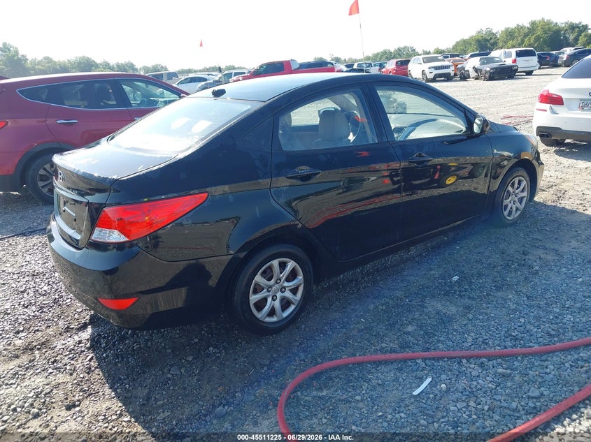 2012 Hyundai Accent Gls VIN: KMHCT4AE8CU054192 Lot: 45511225