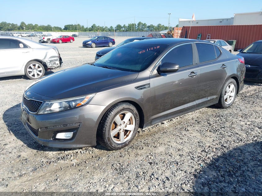 Vin: 5xxgm4a7xeg277461, lot: 46009454, kia optima lx 20142