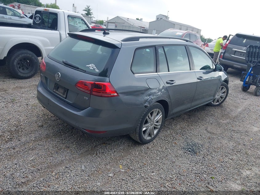 2015 VOLKSWAGEN GOLF SPORTWAGEN auction photo 4