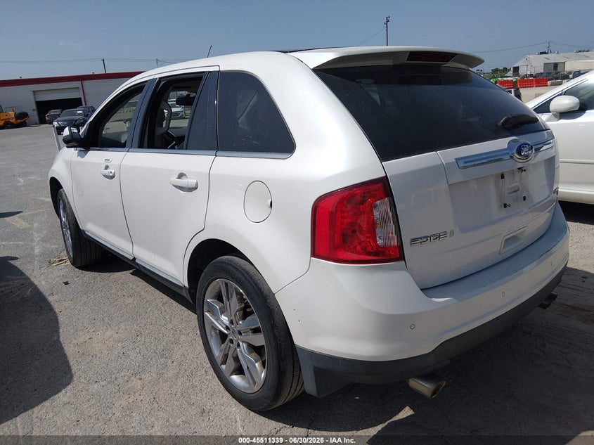 Vin: 2fmdk4kc7bbb20045, lot: 46009555, ford edge limited 20113