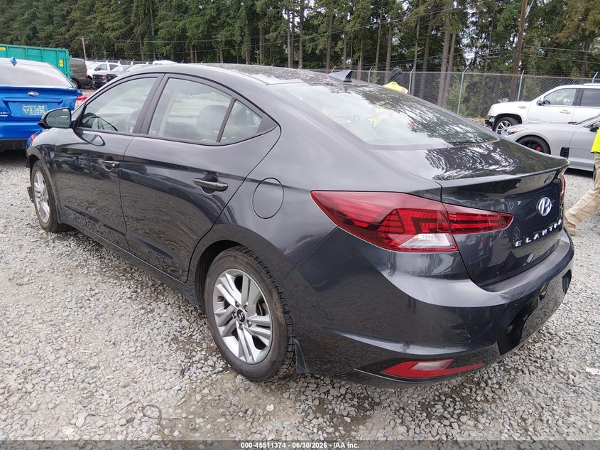 2020 HYUNDAI ELANTRA auction photo 3