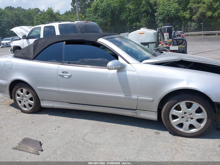 2003 Mercedes-Benz Clk 320 VIN: WDBLK65GX3T134189 Lot: 45511482