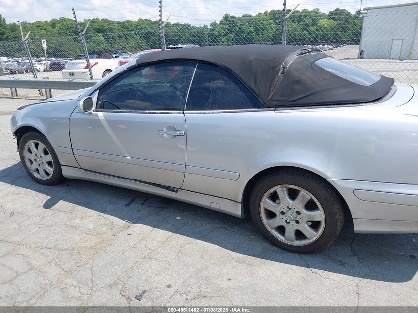 2003 Mercedes-Benz Clk 320 VIN: WDBLK65GX3T134189 Lot: 45511482