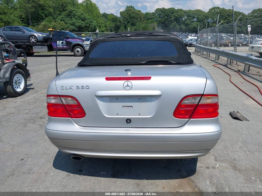 2003 Mercedes-Benz Clk 320 VIN: WDBLK65GX3T134189 Lot: 45511482