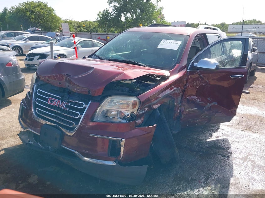 Vin: 2gkflpe34g6276619, lot: 46009706, gmc terrain slt 20162
