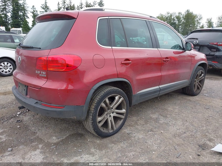 2012 VOLKSWAGEN TIGUAN auction photo 4