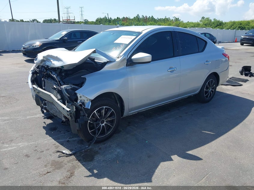 Vin: 3n1cn7apxjl800122, lot: 46009734, nissan versa 1.6 sv 20182