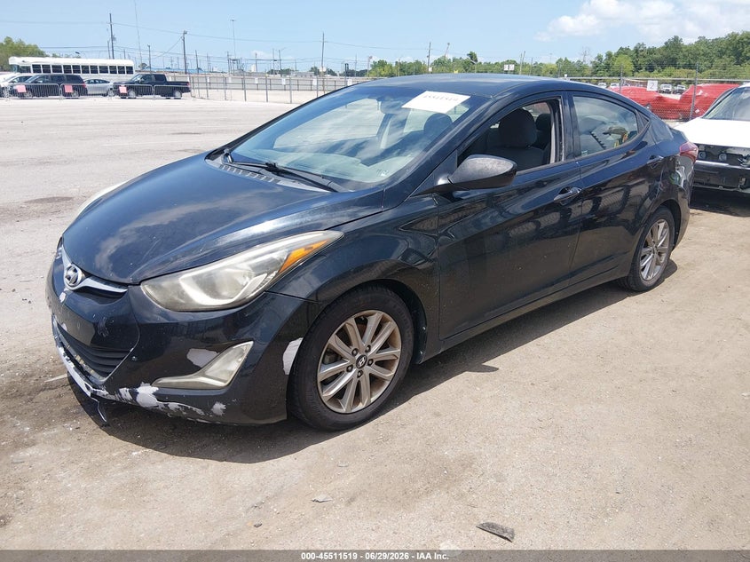 2016 Hyundai Elantra, Затоплення, IAAI, VIN 5NPDH4AE8GH725029 — фото 2