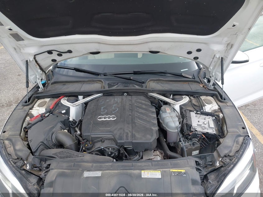 2021 Audi A5 Sportback Premium 45 Tfsi Quattro S Tronic VIN: WAUDACF57MA016003 Lot: 45511535