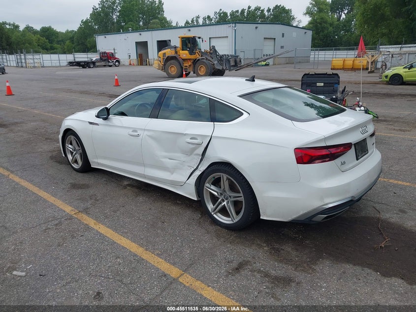 Vin: waudacf57ma016003, lot: 46009751, audi a5 sportback premium 45 tfsi quattro s tronic 20213