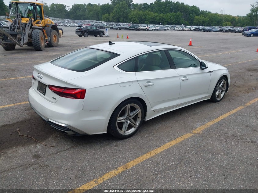 Vin: waudacf57ma016003, lot: 46009751, audi a5 sportback premium 45 tfsi quattro s tronic 20214
