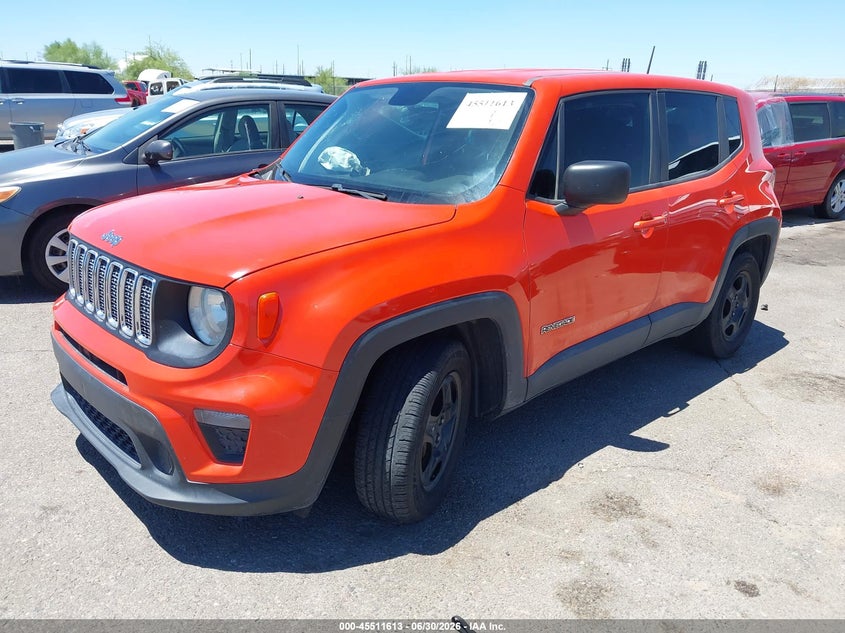 ZACNJAAB2KPK95086 2019 Jeep Renegade Sport Fwd photo 1