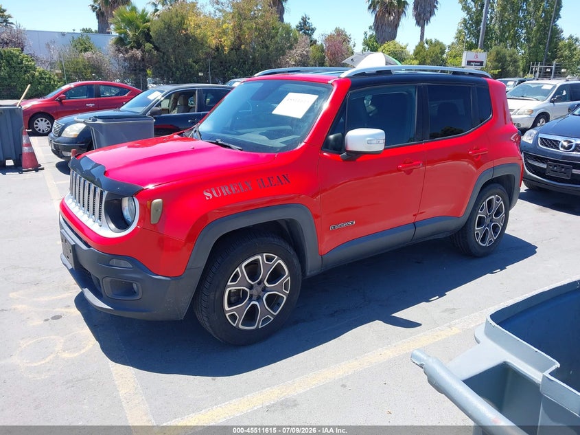 ZACCJBDT0FPB68504 2015 JEEP RENEGADE LIMITED photo 1