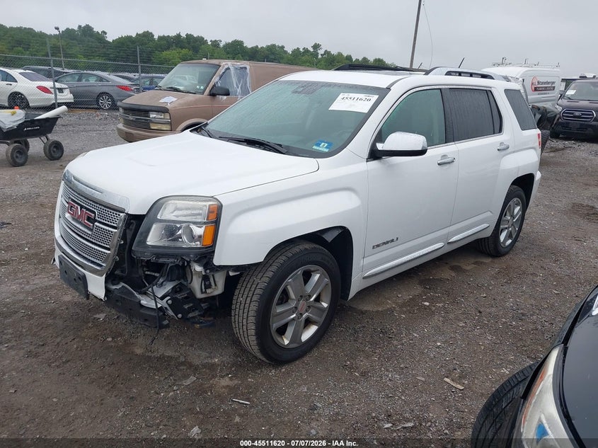 Vin: 2gkalrek6h6151104, lot: 46009836, gmc terrain denali 20172