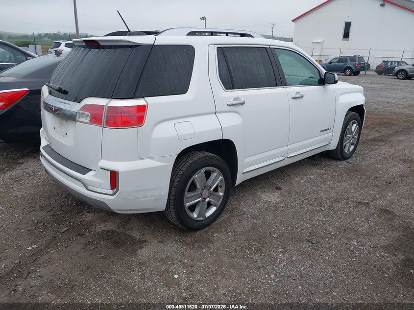 Vin: 2gkalrek6h6151104, lot: 46009836, gmc terrain denali 20174