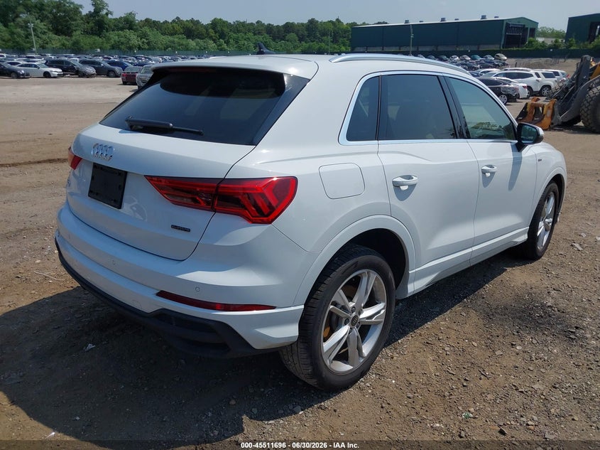 Vin: wa1eecf31r1192749, lot: 46009912, audi q3 premium plus 45 tfsi s line quattro tiptronic 20244