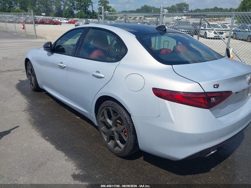 2021 Alfa Romeo Giulia Ti Awd VIN: ZARFANBN3M7645838 Lot: 45511786