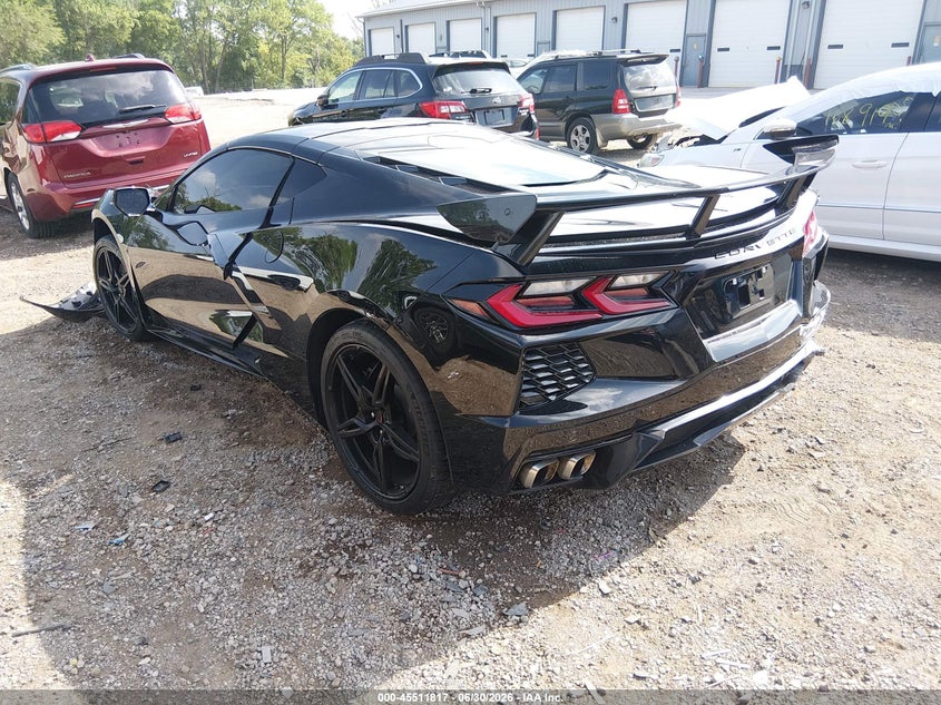 Vin: 1g1ya2d43m5102144, lot: 46010033, chevrolet corvette stingray rwd  1lt 20213
