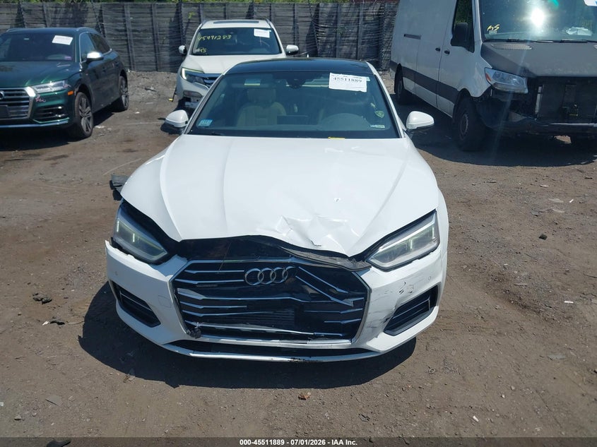 2018 Audi A5 2.0T Premium VIN: WAUPNAF58JA063610 Lot: 45511889