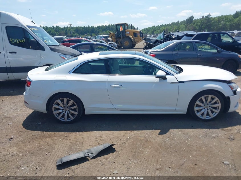2018 Audi A5 2.0T Premium VIN: WAUPNAF58JA063610 Lot: 45511889
