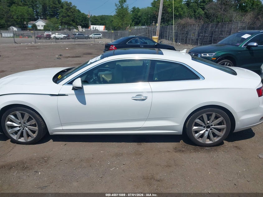 2018 Audi A5 2.0T Premium VIN: WAUPNAF58JA063610 Lot: 45511889