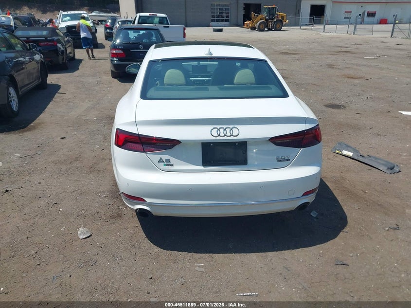 2018 Audi A5 2.0T Premium VIN: WAUPNAF58JA063610 Lot: 45511889
