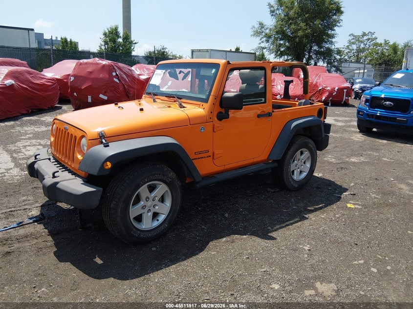 2012 Jeep Wrangler Sport 1C4AJWAG0CL255962 photo 1