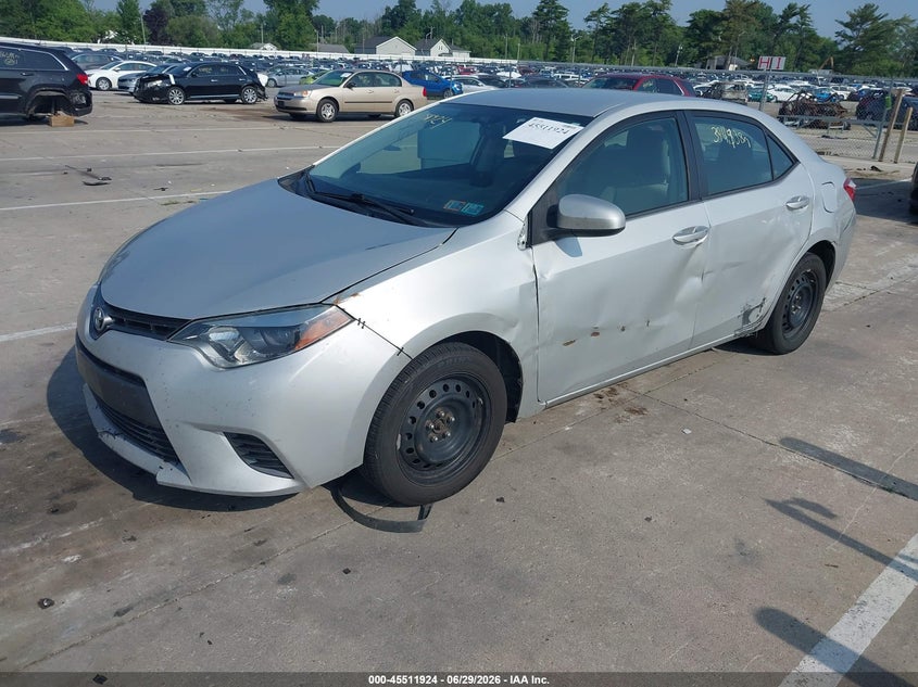 2015 Toyota Corolla Le 2T1BURHE4FC370027 photo 1