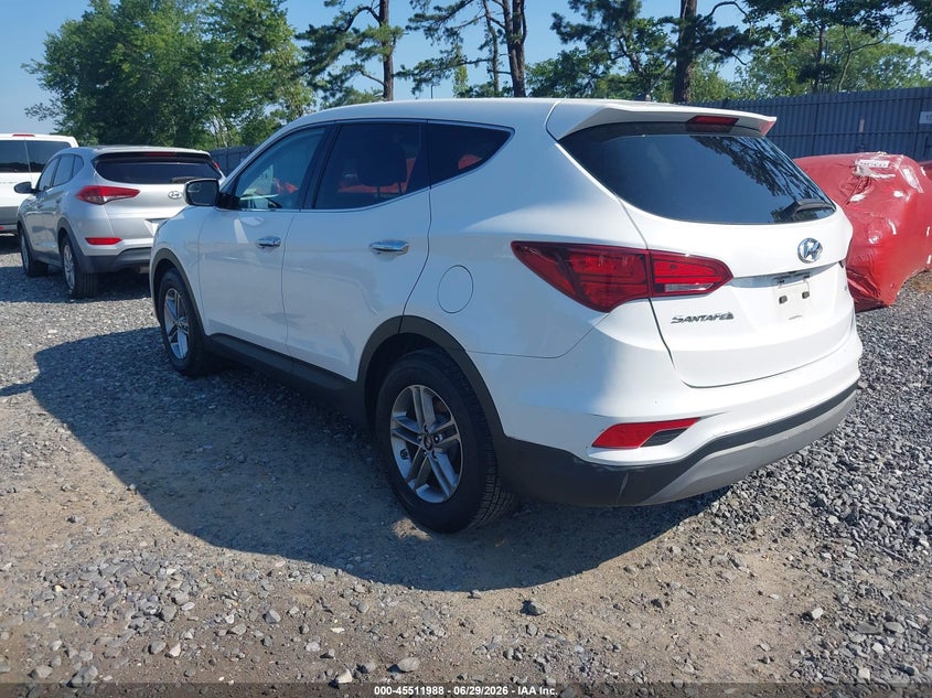 Vin: 5nmzt3lb9jh105117, lot: 46010204, hyundai santa fe sport 2.4l 20183