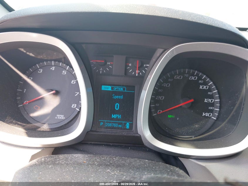 2013 CHEVROLET EQUINOX SPORT UTILITY VEHICLE 2.4L I-4 DI, DOHC, VVT, 182HP