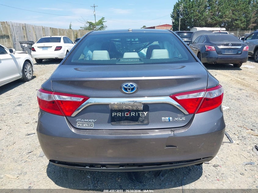 TOYOTA CAMRY HYBRID 2016 VIN 4T1BD1FK5GU194602