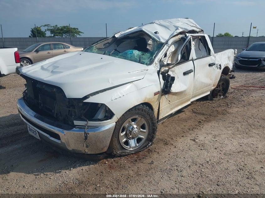 Vin: 3c6ur5cj8jg150421, lot: 46010272, ram 2500 tradesman  4x4 6'4 box 20182