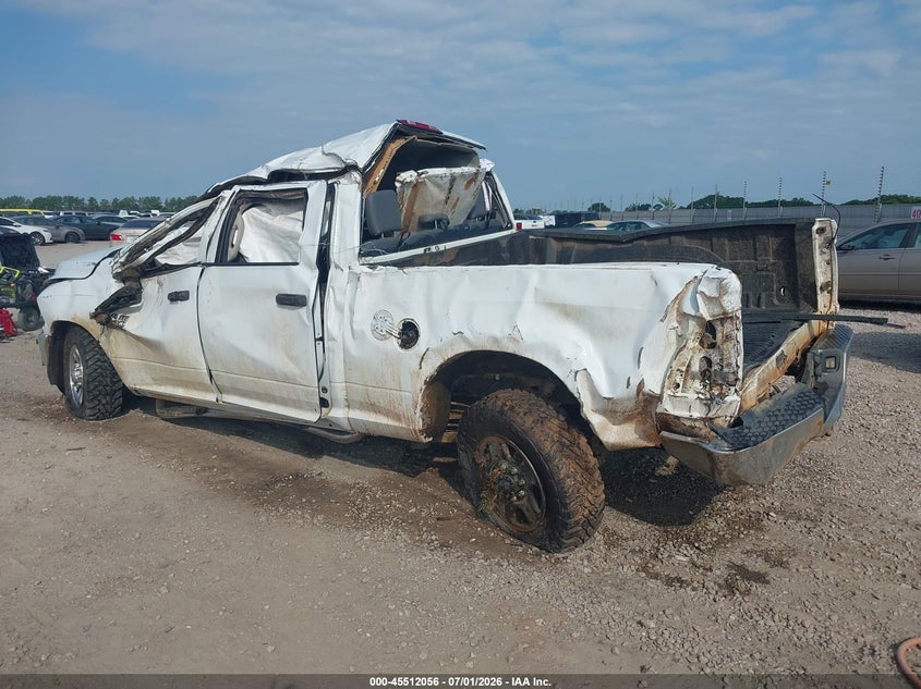 Vin: 3c6ur5cj8jg150421, lot: 46010272, ram 2500 tradesman  4x4 6'4 box 20183