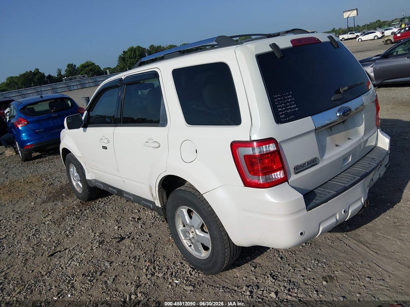 Vin: 1fmcu0eg1ckb39050, lot: 46010306, ford escape limited 20123