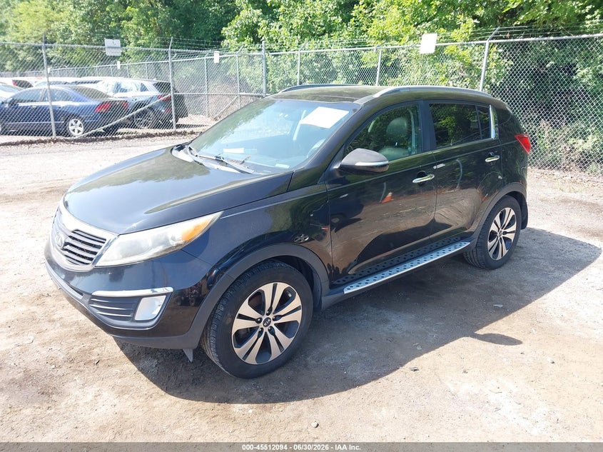 2013 KIA SPORTAGE SPORT UTILITY VEHICLE 2.4L I-4 DOHC, VVT, 176HP