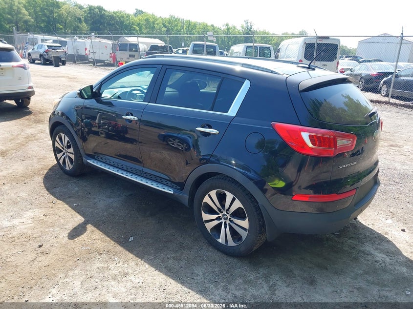 2013 KIA SPORTAGE SPORT UTILITY VEHICLE 2.4L I-4 DOHC, VVT, 176HP