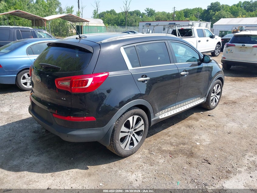 2013 KIA SPORTAGE SPORT UTILITY VEHICLE 2.4L I-4 DOHC, VVT, 176HP