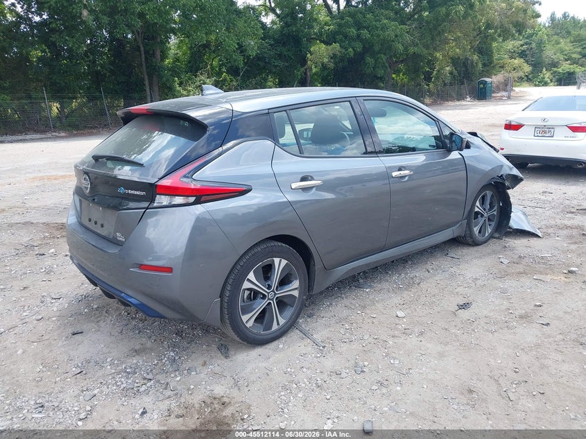 Vin: 1n4bz1dv9mc553556, lot: 46010330, nissan leaf sl plus 62 kwh 20214