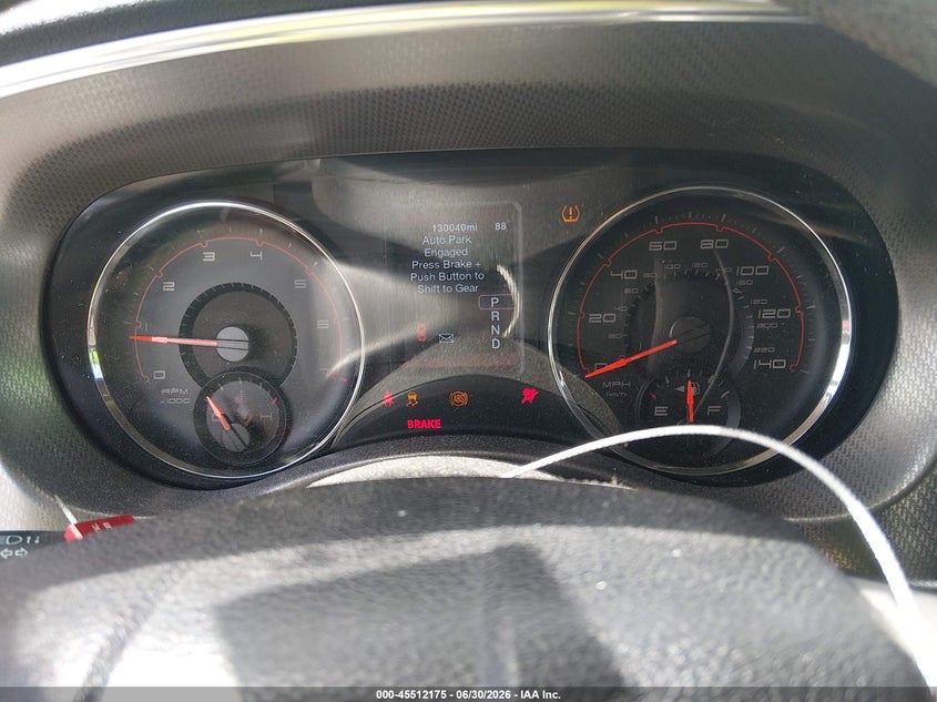 2012 DODGE CHARGER SEDAN 3.6L V-6 DOHC, VVT, 292HP