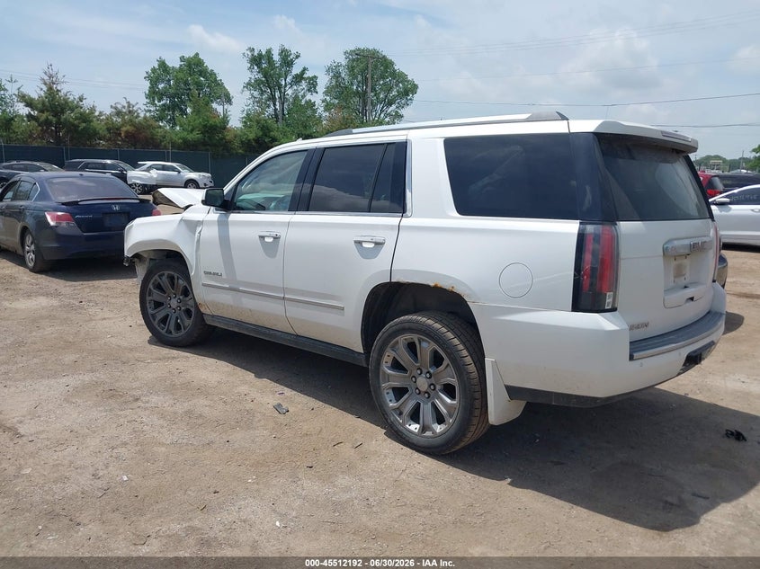 Vin: 1gks2ckj4gr158524, lot: 46010408, gmc yukon denali 20163