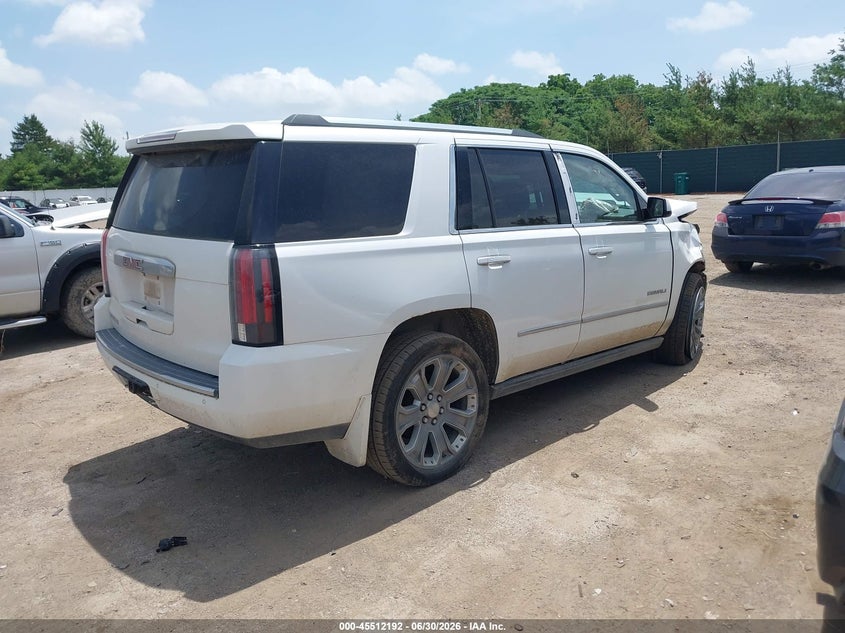 Vin: 1gks2ckj4gr158524, lot: 46010408, gmc yukon denali 20164